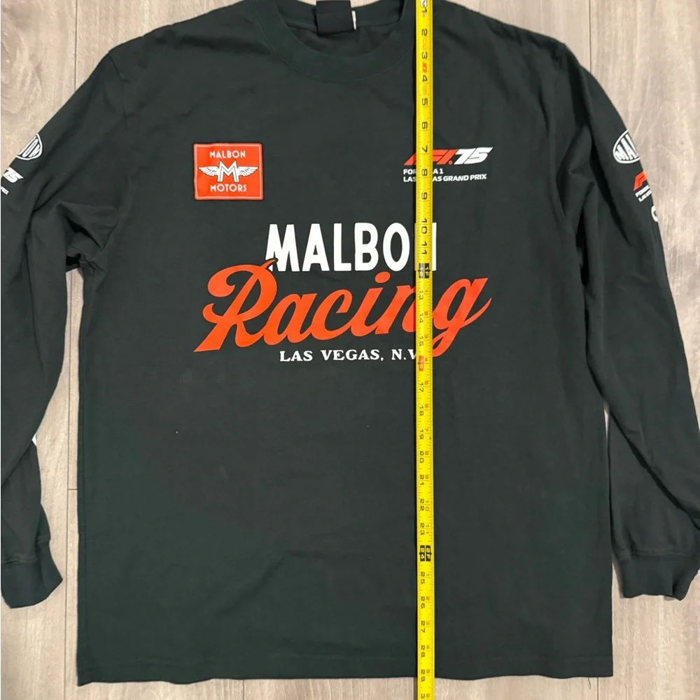 MALBON x F1 LVGP GORSE DOWNFORCE Dark Green Long Sleeve Tee - Picture 6 of 10